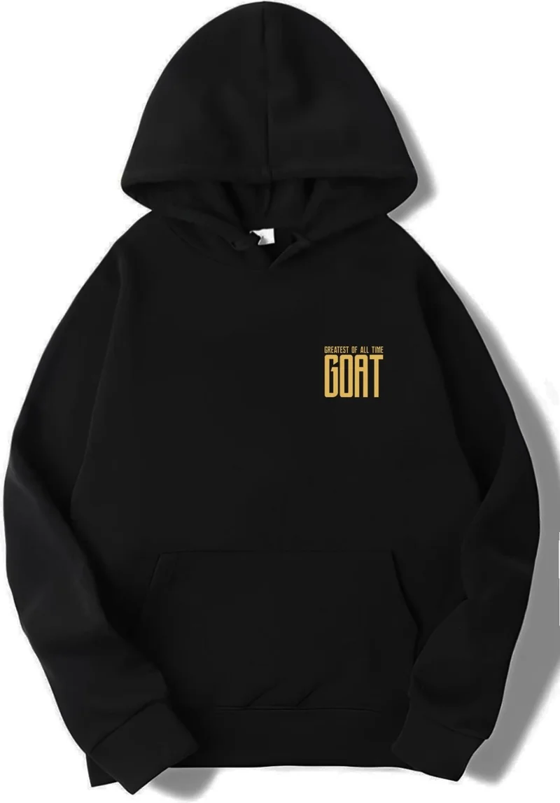 بي ار زد كولكشن Unisex Oversize Messi And Ronaldo Goat Hoodie