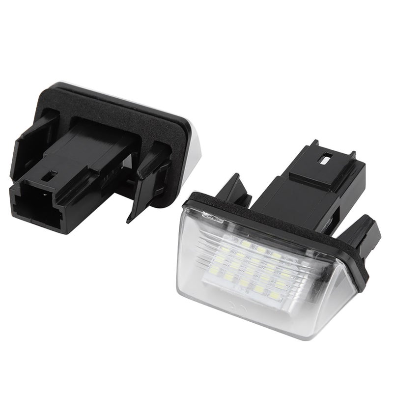 2pcs 18 LED Left&Right Car License Plate Light Lamp for Citroen C3 2002‑2009 - Image 2