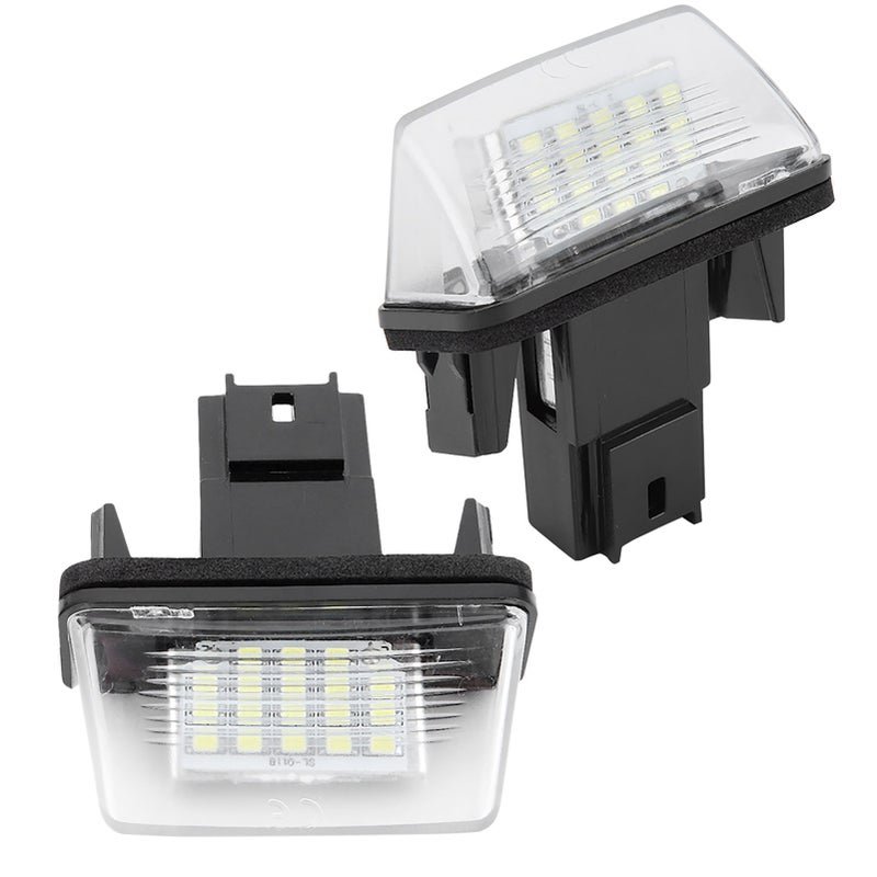 2pcs 18 LED Left&Right Car License Plate Light Lamp for Citroen C3 2002‑2009 - Image 4
