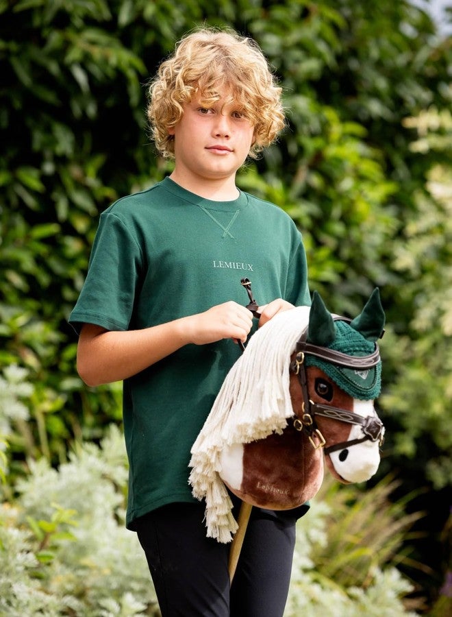 LeMieux Hobby Horse Grackle Bridle Brown - Padded Leather and Soft Lambswool - Educational Toy - Stuitable for Ages 8+ - Image 2