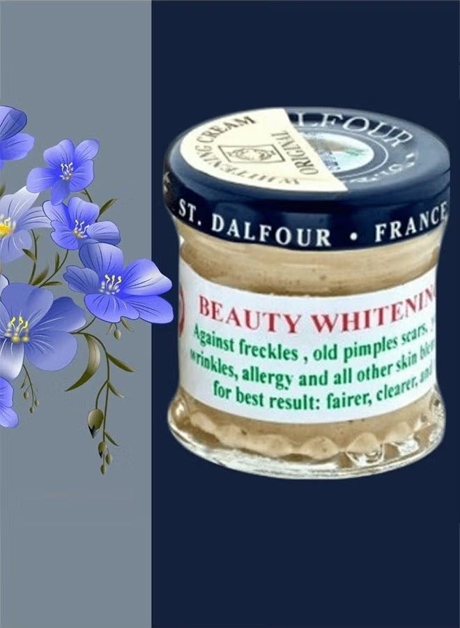 Dalfour Beauty Whitening Cream, Ultimate Solution for Freckles, Pimple Scars, Yellow-Spotted Skin, Blackheads, Wrinkles, Allergies and Impurities Formulated Without Harmful Chemicals for Fairer, Clearer Skin  - Image 2