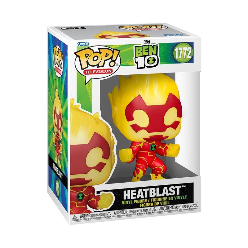 Funko POP! Television Cartoon Network Ben 10 Heatblast Vinyl Figure (12.4 cm) - Image 1