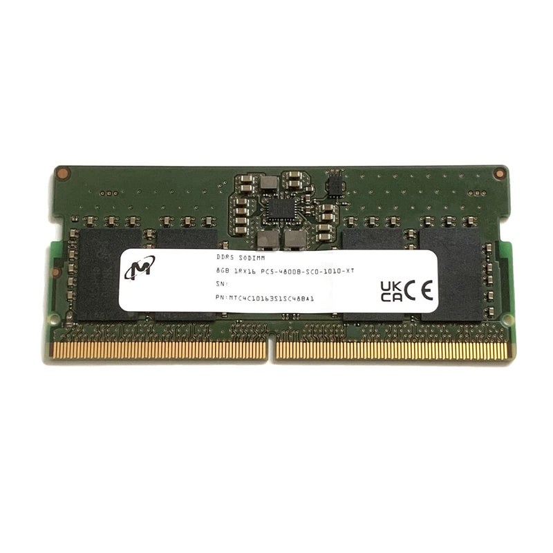 Micron SODIMM 8GB PC5 DDR5 4800 1Rx16 MTC4C10163S1SC48BA1 Laptop Notebook RAM Memory for Dell HP Lenovo and Other Systems - Image 1