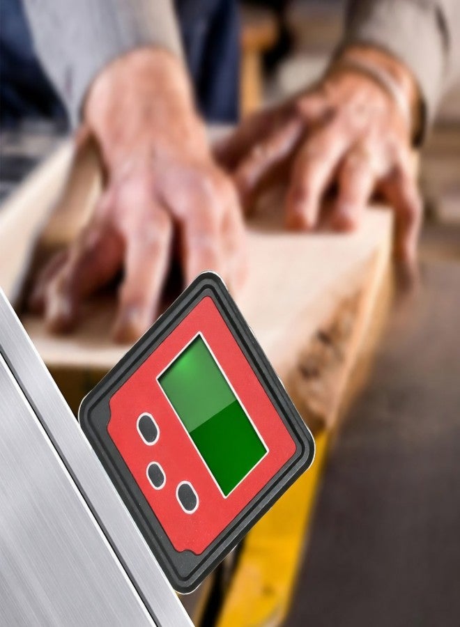 جيمريد مقياس زاوية صندوق المستوى من GemRed، جهاز قياس الزاوية الرقمي، مقياس الميل، قاعدة مغناطيسية - Image 2