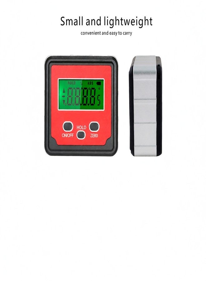 جيمريد مقياس زاوية صندوق المستوى من GemRed، جهاز قياس الزاوية الرقمي، مقياس الميل، قاعدة مغناطيسية - Image 5