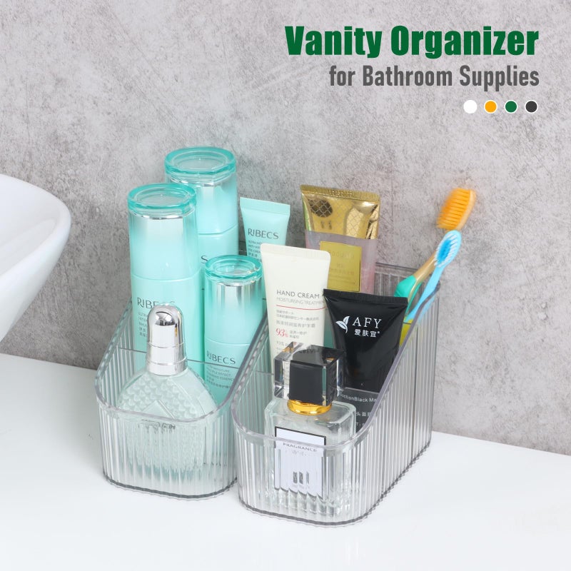 OSTEED CLOSE MAPTEP Organizer Makeup Brush Holder 8 Cups for Vanity Bathrate Confertop Organizer Vresser Organizer for Cosmetic Dispetic Skining Cups Perfume Stand Berfum - Image 5