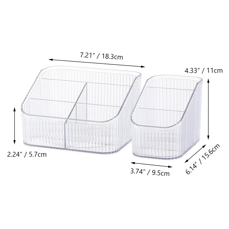 OSTEED CLOSE MAPTEP Organizer Makeup Brush Holder 8 Cups for Vanity Bathrate Confertop Organizer Vresser Organizer for Cosmetic Dispetic Skining Cups Perfume Stand Berfum - Image 3