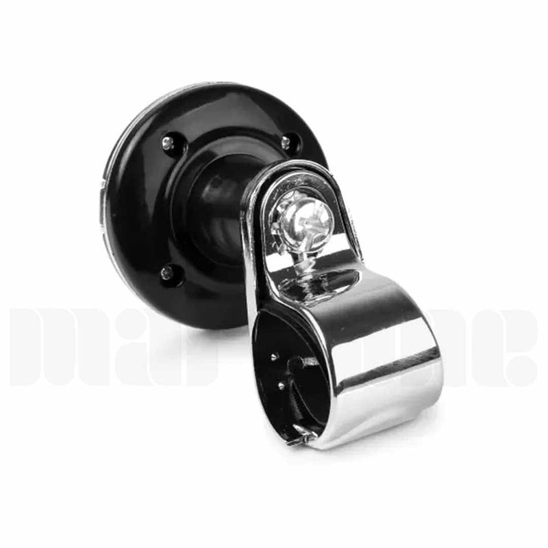 Marrone Universal Car Steering Wheel Rotator/Streering Holder/Silicone Power Handle for All Cars Steering Wheel Knob Metal Bearings, Suitable for Most Cars, Trucks (I-Pop (Silver Ring)) - Image 2