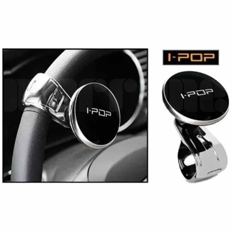 Marrone Universal Car Steering Wheel Rotator/Streering Holder/Silicone Power Handle for All Cars Steering Wheel Knob Metal Bearings, Suitable for Most Cars, Trucks (I-Pop (Silver Ring)) - Image 5