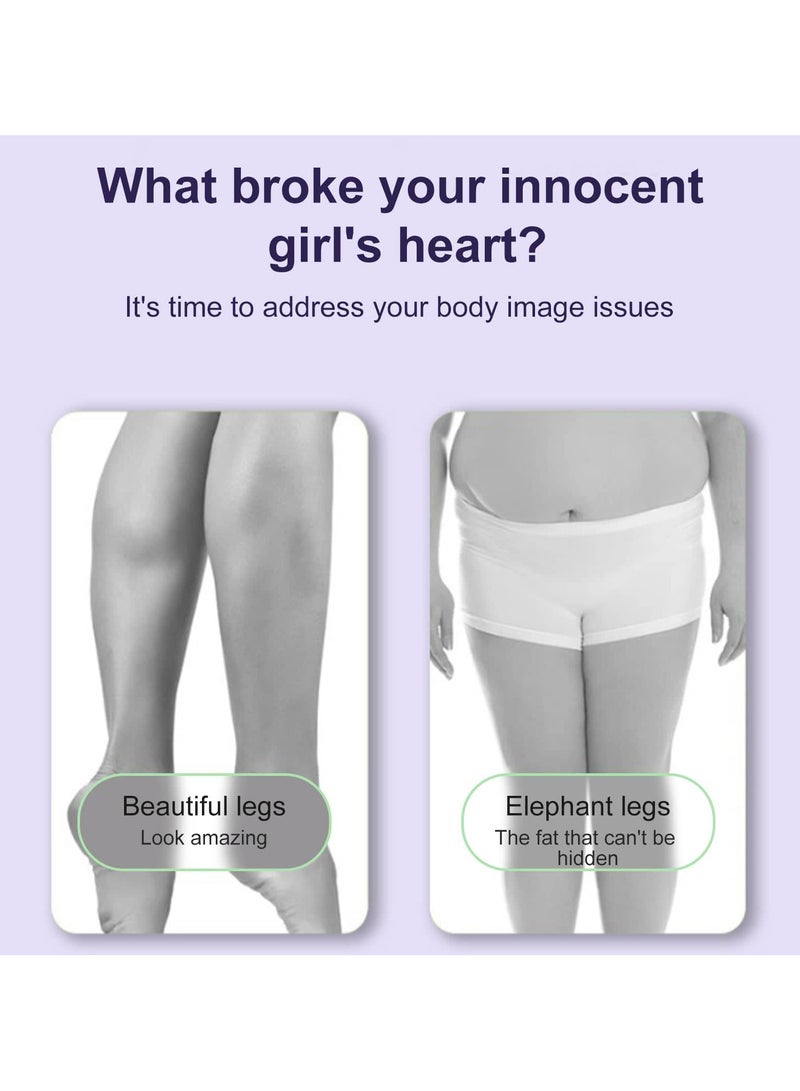 Aideli Waist and Leg Slimming Roller, Lymphatic Drainage Massager, 360° Anti Cellulite Massage Tool with 28 Wheels, Manual Massager for Thighs, Calves & Arms, Gift for Women (Pink) - Image 5