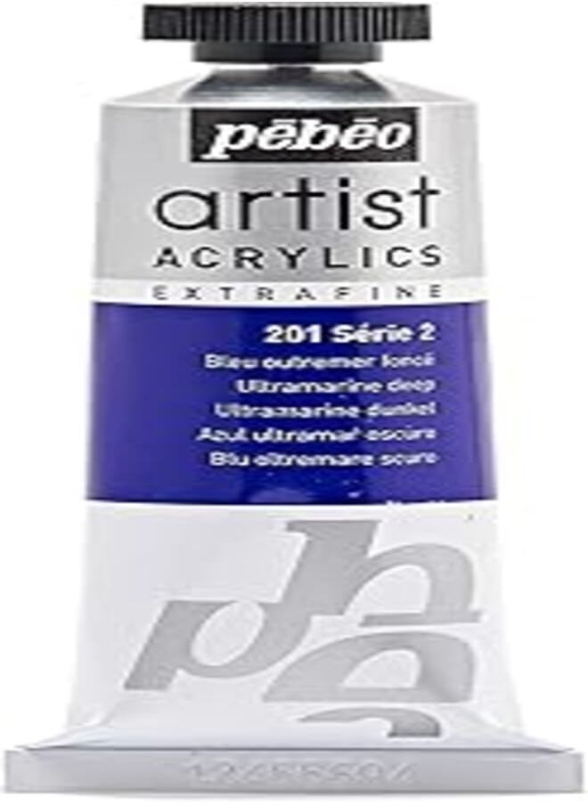 Pebeo - Pebeo 37 ml Artist Acrylics, Deep Ultramarine Blue - Image 1