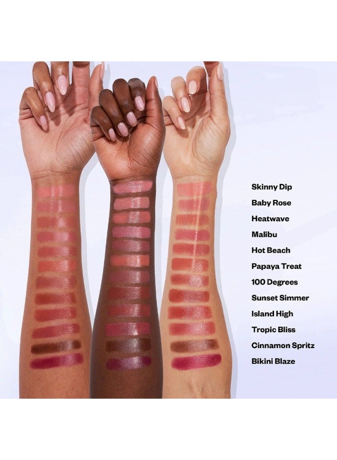 Kosas Wet Stick Sheer Glossy Lipstick _Heatwave - Neutral Pink Beige - Image 3