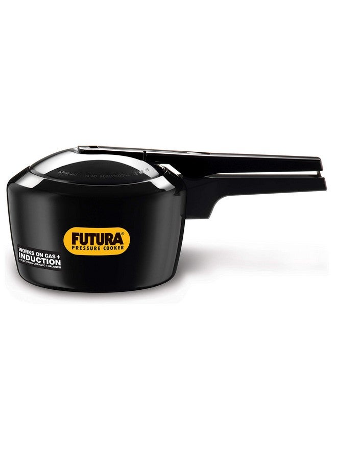 Hawkins Futura 2 Litre Pressure Cooker, Hard Anodised Inner Lid Pressure Cooker, Induction Cooker, Small Cooker, Black (IFP20) - Image 1