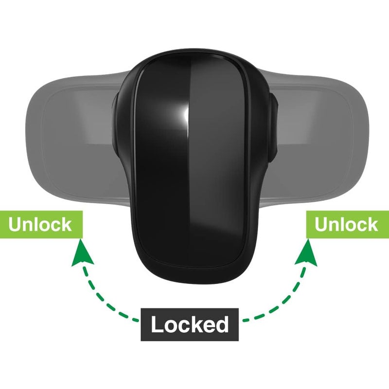 Moonybaby Childproof Oven Door Lock, Child Safety Oven Front Lock(ONLY for Flat Surface), Heat-Resistant, No Tool Needed, Jet Black - Image 5