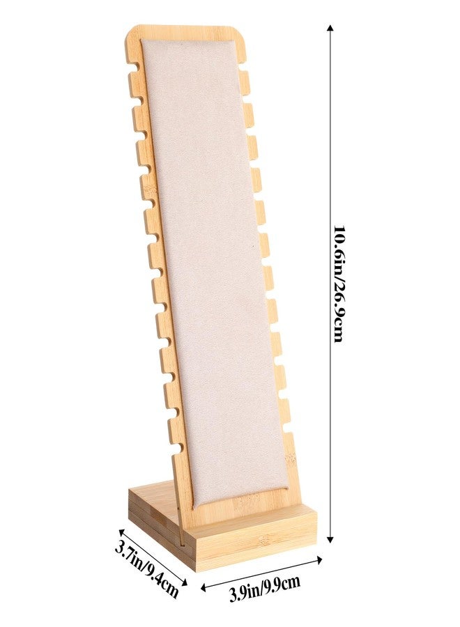 Lemecima Necklace Display Stands for Selling Necklace Holder Display Storage Jewelry Storage Set 4PCS (Beige) - Image 5