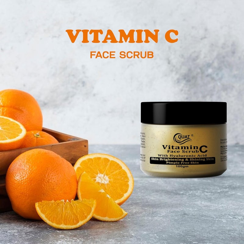 Quat Vitamin C Face Scrub 100gm - Image 2