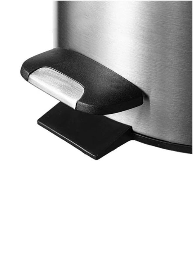 AKC سلة مهملات بخاصية اللمسة النهائية غير اللامعة سعة 20 لتر - غطاء يغلق بهدوء، فولاذ مقاوم للصدأ ضد بصمات الأصابع للمطبخ والحمام - Image 5