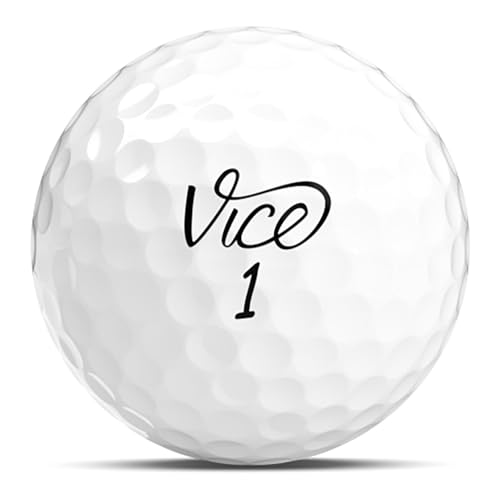 Vice Golf Vice Pro White Golf Balls (One Sleeve (3 Golf Balls)) - Image 2