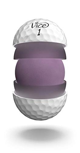 Vice Golf Vice Pro White Golf Balls (One Sleeve (3 Golf Balls)) - Image 4