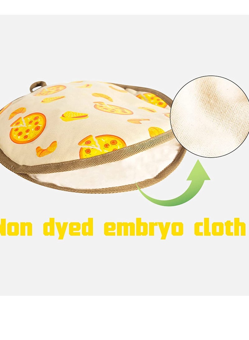 Tortilla Warmer, 80cm Insulated and Microwaveable Food Cooler Bag, Fabric Pouch Keeps Warm,  Holder for Corn u0026 Flour All Occasions, TWO SIDED! (1Pack) - Image 4