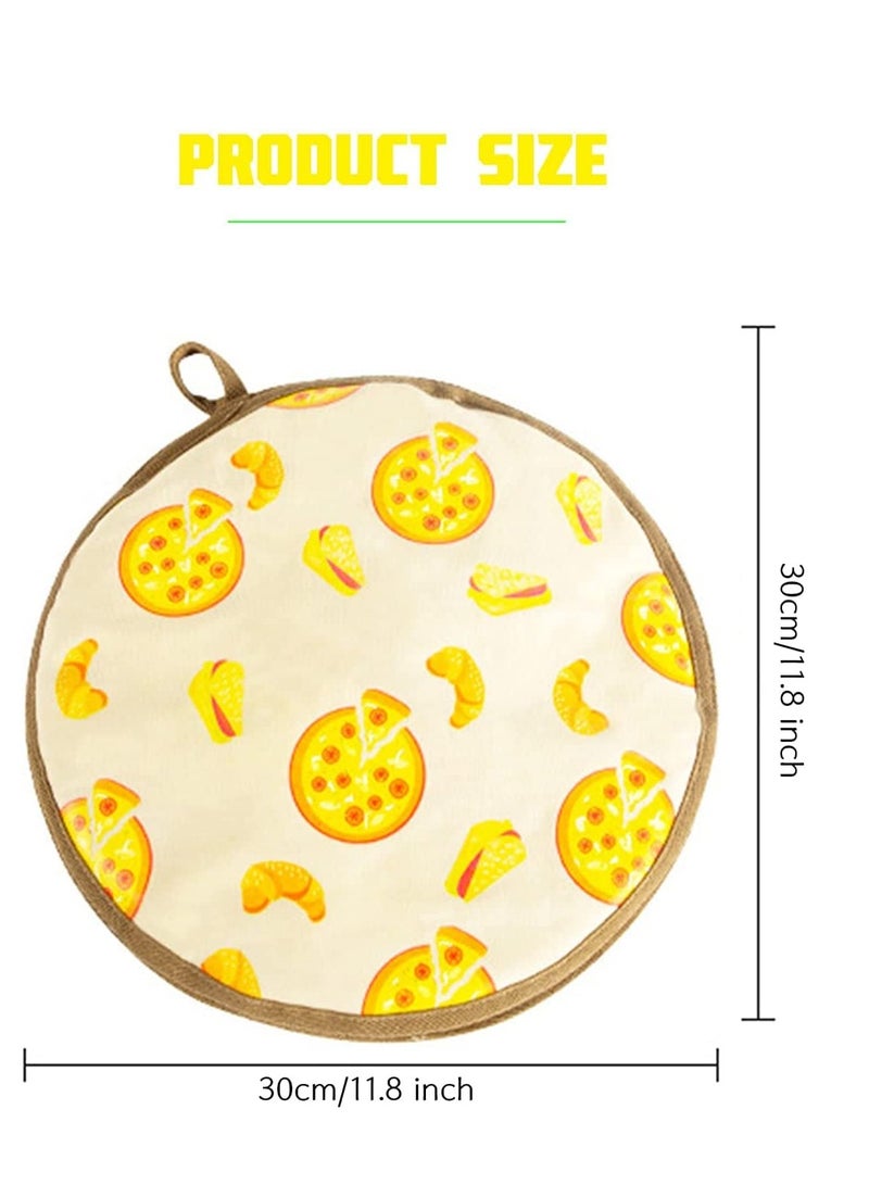 Tortilla Warmer, 80cm Insulated and Microwaveable Food Cooler Bag, Fabric Pouch Keeps Warm,  Holder for Corn u0026 Flour All Occasions, TWO SIDED! (1Pack) - Image 2