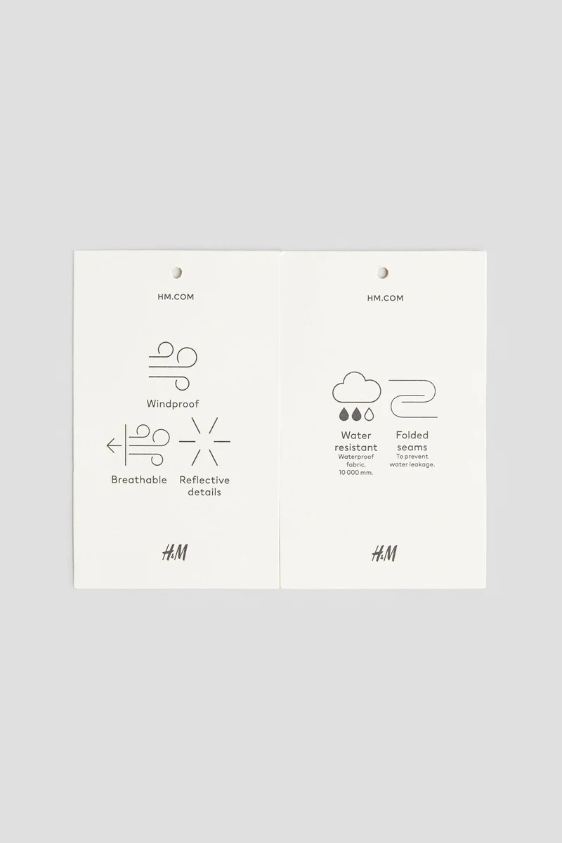 H&M Water-resistant padded parka