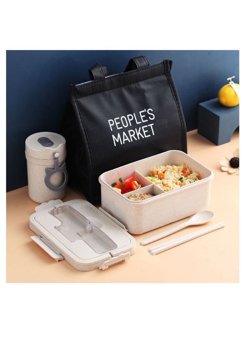 Bluejw Lunch Box Kids, Bento Box Adult Lunch Box, Lunch Containers For Adults/Kids/Toddler,1000/1500Ml-3 Compartment Microwave & Dishwasher & Freezer Safe,BPA Free  - Image 3