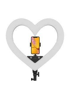 General 19-inch RGB Seven-color Heart-shaped Live Light Fill Light Anchor Beauty And Skin Rejuvenation Internet Celebrity Ring Beauty Light Photography Light-Specifications:2 M Reverse Folding Bracket  - Image 4