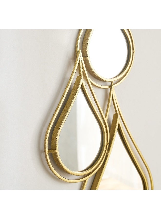 Home Box Delp Premium Heavy Duty Metal Drops Wall Mirror 45.7 x 3.8 x 93.3 cm - Image 1