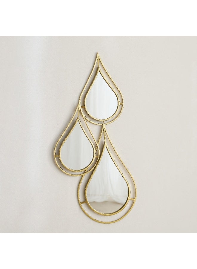 Home Box Delp Premium Heavy Duty Metal Drops Wall Mirror 45.7 x 3.8 x 93.3 cm - Image 2