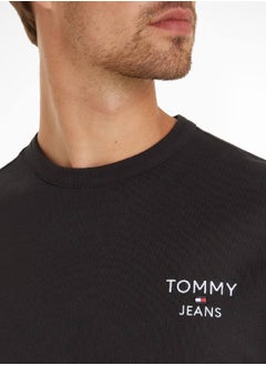 Men's Signature Tonal Logo Embroidery T-Shirt -  Pure cotton, Black - pzsku/Z20AF0D9244CDF9E73EBFZ/45/_/1723737235/f0e6571f-c6a9-45be-9d16-527b44780ef3