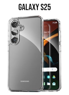 Gear4 Shockproof Samsung Galaxy S25. mobile cover, anti-scratch protection cover that supports MagSafe wireless charging, made of high-quality thermoplastic polyurethane - Clear  - Image 1