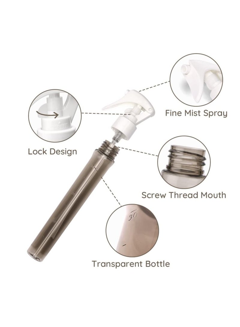 Y&D 6Packs Small Spray Bottles, Plastic Travel Bottles,Mini Bottle Set, Fine Mist Refillable Mini Perfume Bottle, Atomizer, Empty Sample Containers, Portable 1.2oz - Image 3