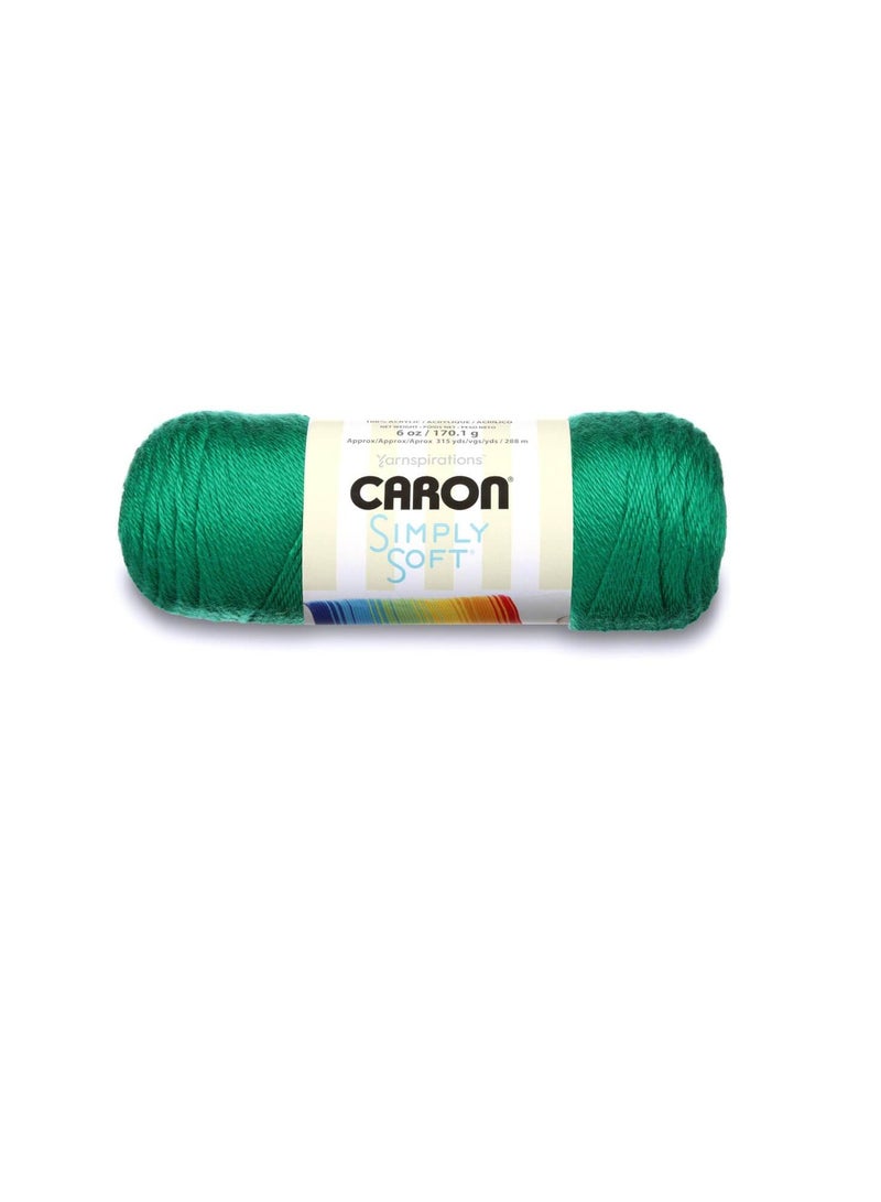 Caron Simply Soft Solids Yarn Kelly Green - Image 2