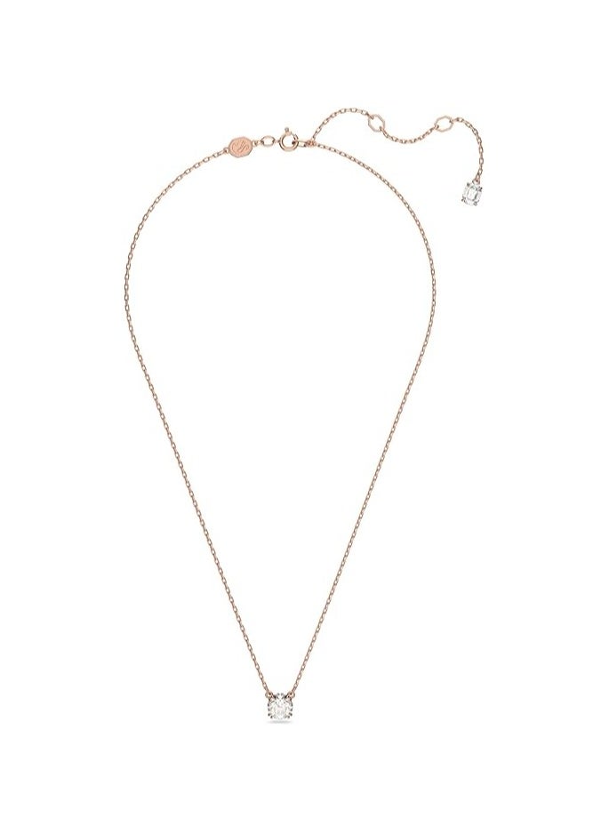 SWAROVSKI - Swarovski Stilla pendant
Round cut, White, Rose gold-tone plated - Image 1