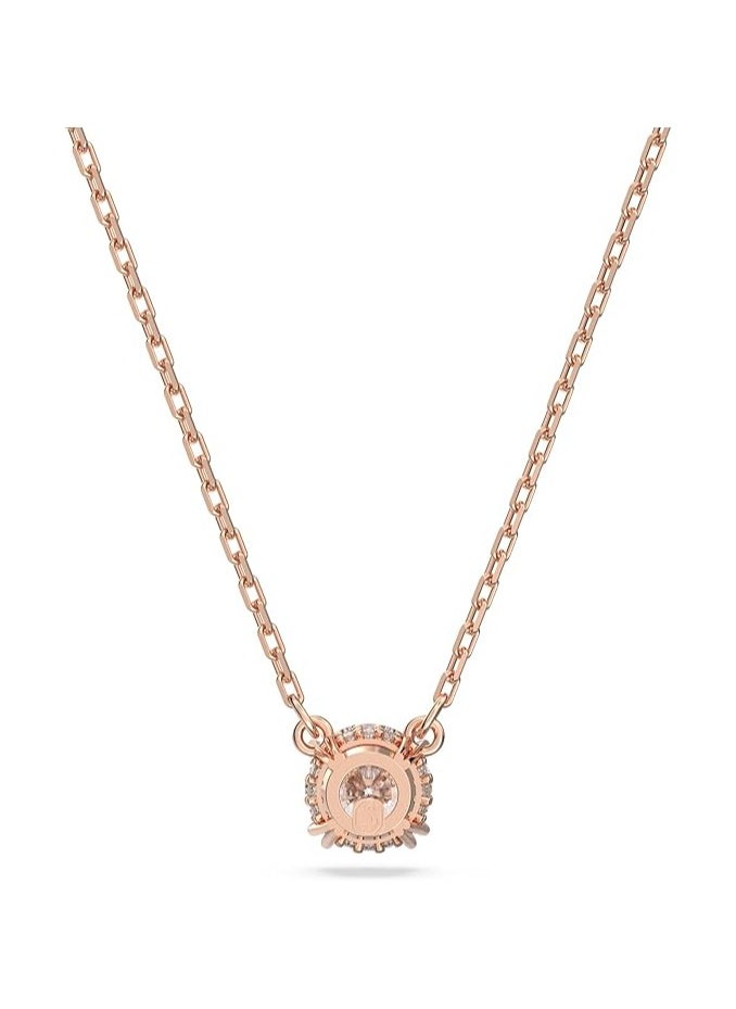 SWAROVSKI - Swarovski Stilla pendant
Round cut, White, Rose gold-tone plated - Image 1