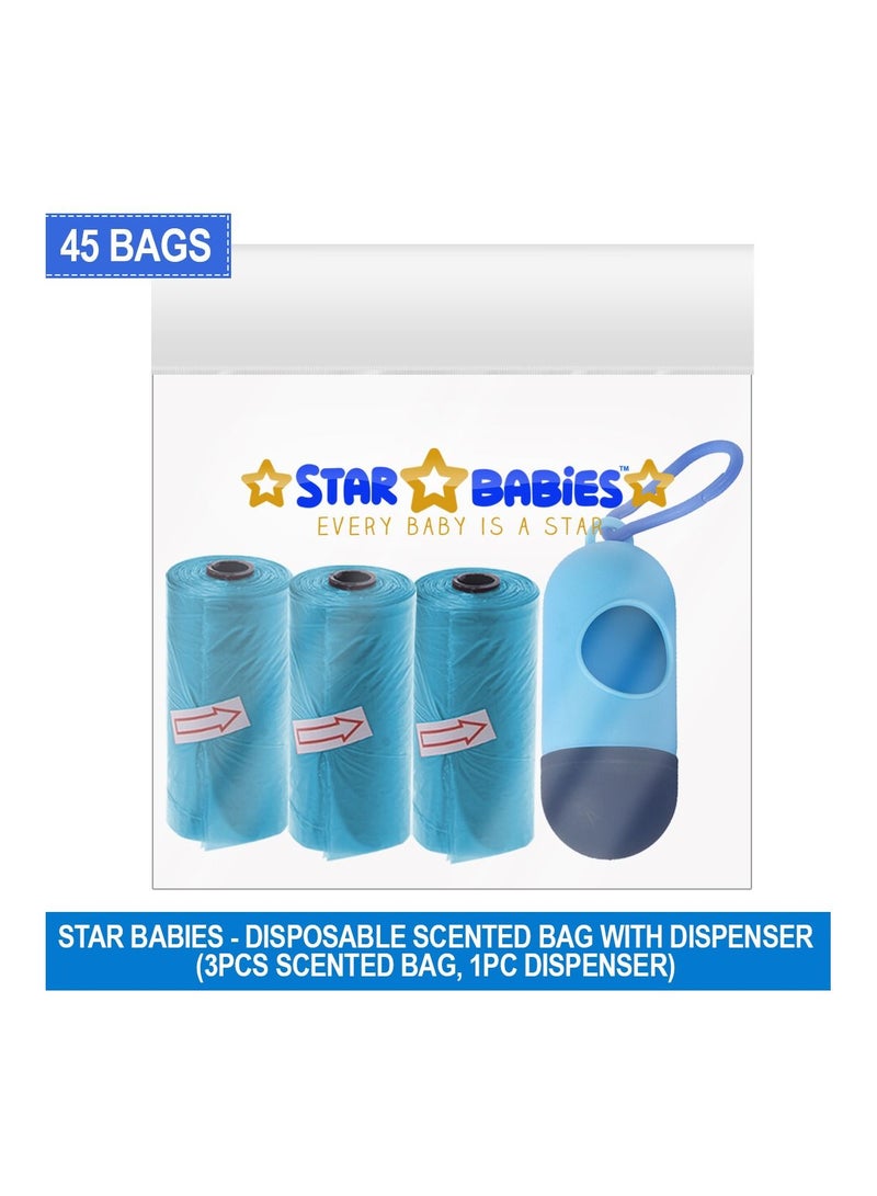 ستار بيبيز عبوة من 3 أكياس معطرة من ستار بيبيز مع موزع - أزرق - Image 3