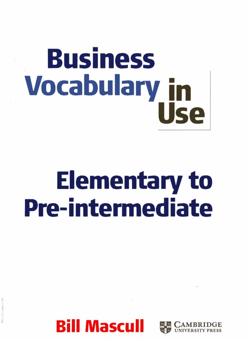 Business Vocabulary in use Elementary to pre-intermediate  - Image 2