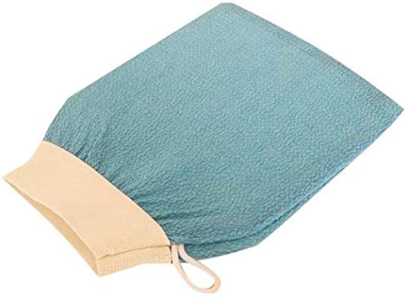 Moroccan Exfoliating Bath Glove color Blue