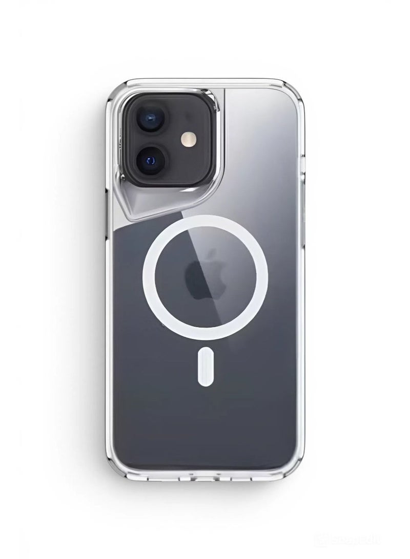 iPhone 12 Pro And iPhone 12, Shockproof mobile phone case anti-scratch protection cover that supports MagSafe wireless charging, made of high-quality thermoplastic polyurethane - transparent