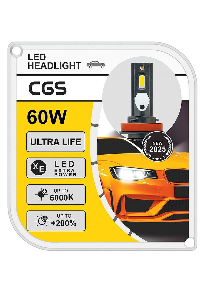 CGS LED Headlight Bulb Kit for Car 60W – 881 - Image 1