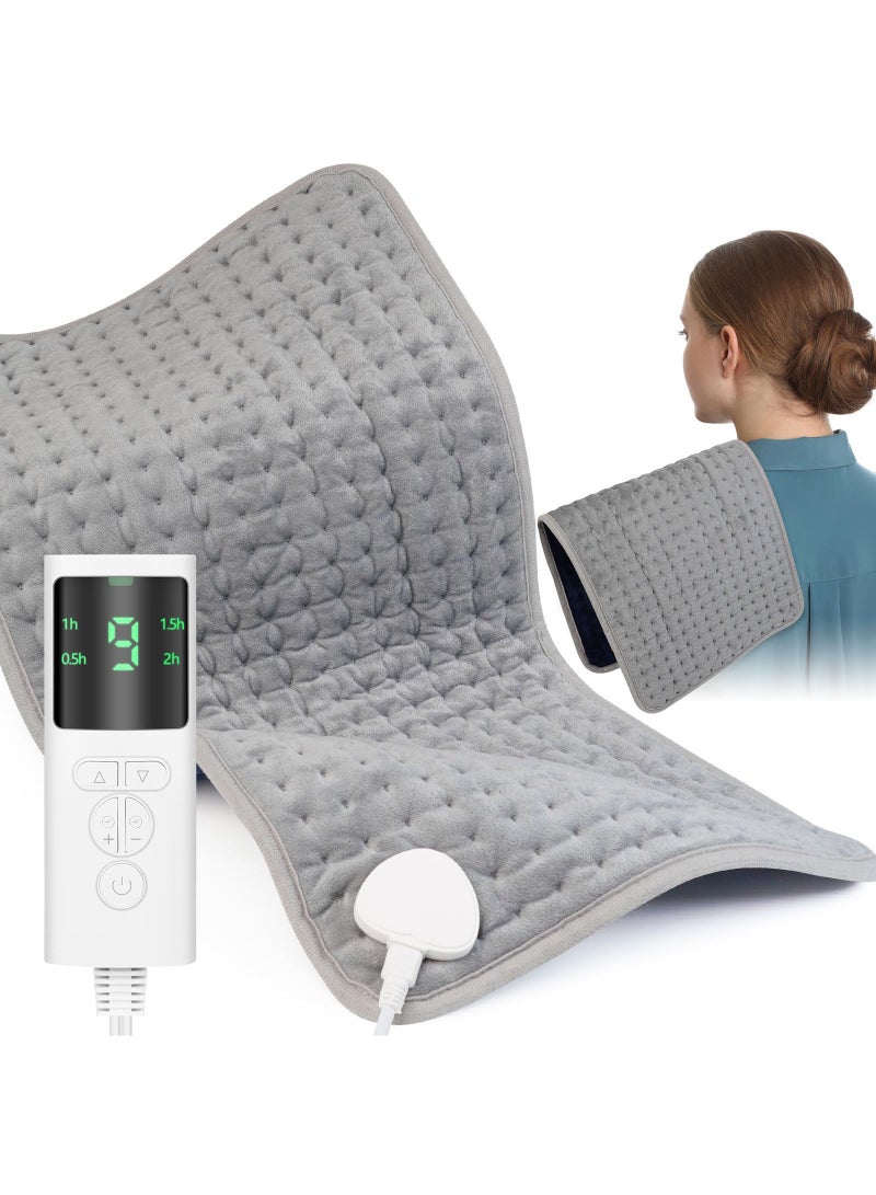 Arabest Heating Pad for Back Pain Relief,Moist Heat Pad for Neck and Shoulder with Auto Shut Off, 6 Heat Settings Electric Heat Pad,The Best Warm Shoulder Gifts for Women, Men  - Image 1