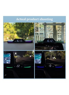 SYOSI SYOSI Digital Speedometer for Car G15, Heads Up Display for Cars with Overspeed Alarm and Digital Speed in MPH KPH, Fatigue Driving Alarm, USB Plug and Play, Suitable for All Car (G15)  - Image 4