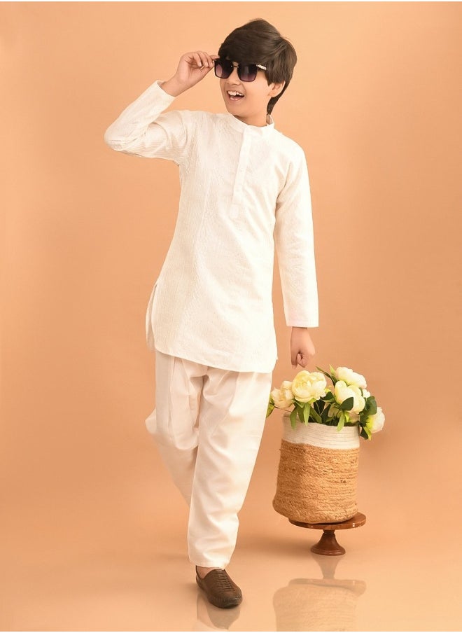 LILPICKS Printed Kurta Pajama Set 