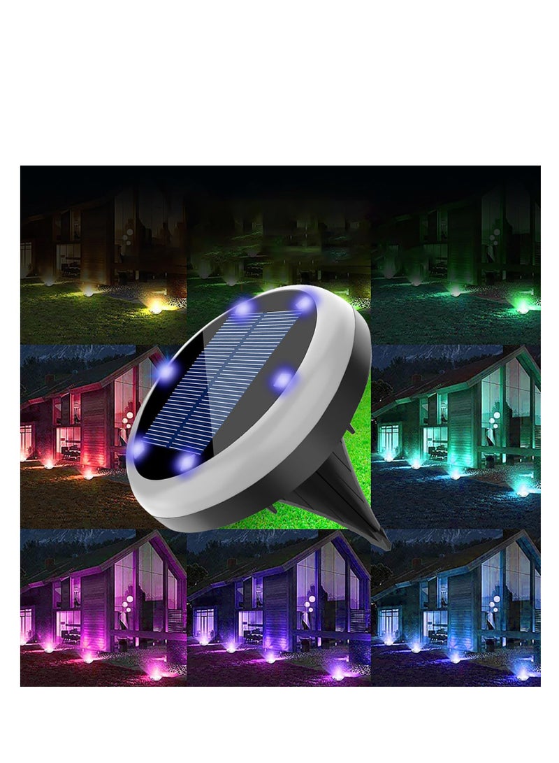 SYOSI أضواء أرضية شمسية، جديدة في 2024 أضواء حديقة شمسية مقاومة للماء، أضواء حديقة مضيئة تحت الأرض معززة، مصابيح شمسية LED مدفونة تحت الأرض، مصباح حديقة للطريق الخارجي - Image 3