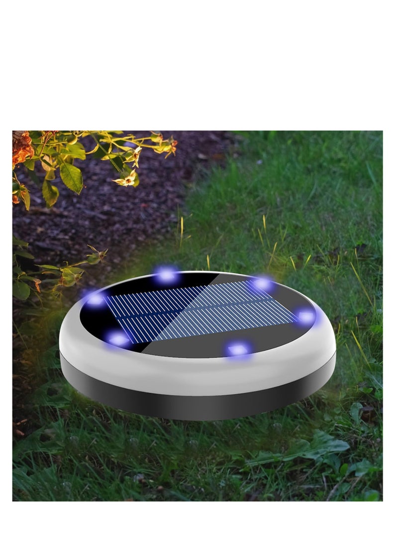 SYOSI أضواء أرضية شمسية، جديدة في 2024 أضواء حديقة شمسية مقاومة للماء، أضواء حديقة مضيئة تحت الأرض معززة، مصابيح شمسية LED مدفونة تحت الأرض، مصباح حديقة للطريق الخارجي - Image 5