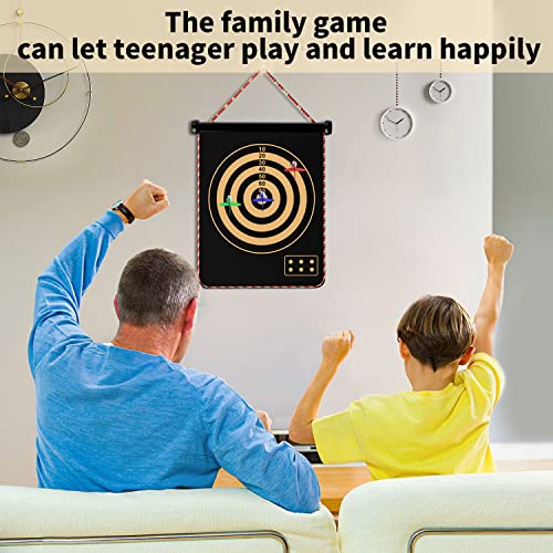 Mixi Magnetic Dart Board Outdoor Game for Kids with 12 Darts, Best Toys Gifts for Teenage Boys Girls Age 5 6 7 8 9 10 11 12 13 14 15 16 Years - Image 5