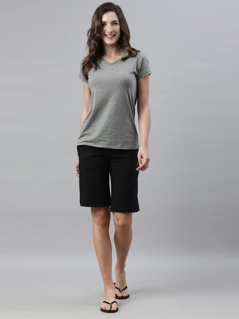 Enamor E044 Essentials Womens City Shorts - Image 4