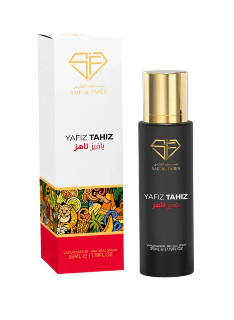 SAIF AL FARES Yafiz Tahiz (Inspiration of Amouage Jubilation 25) Travel Car Perfume for Men (Cinnamon, Herbs) 35ML - Image 1