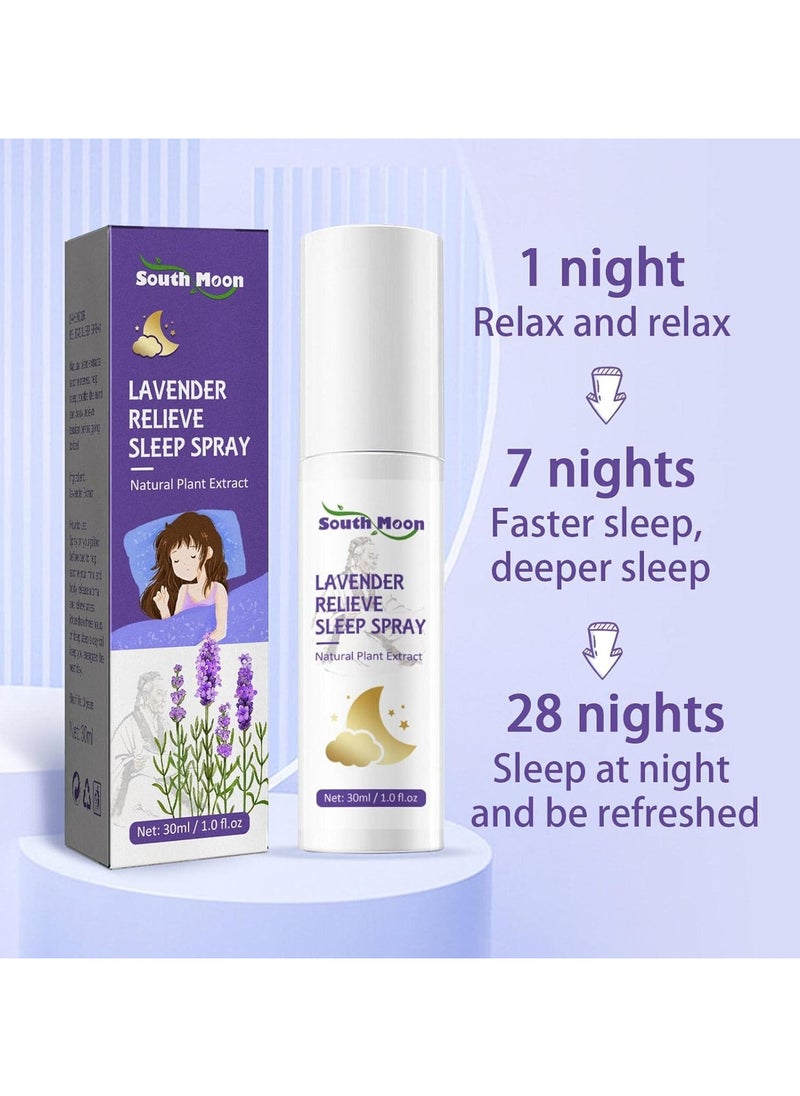 SOUTH MOON Sleep Spray Pillow Spray 30ml Lavender Sleep Spray Pillow Spray Sleeping Spray Pillow Spray for Room Linen Deep Sleep  - Image 3